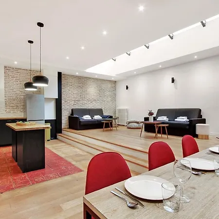 Cmg - Buttes Chaumont 10P/3Br 公寓 巴黎